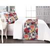 Ambesonne Floral Bed Runner Set, Rose Flowers and Leaves Pattern Vintage Valentine Romantic Ornament, Decorative Bedding Scarf and 2 Pillow Shams for Hotels Homes, King, Pastel Pink Hunter Green(Dark Coral Sage Green)
