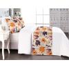 Ambesonne Floral Bed Runner Set, Valentine’s Day Romantic Concept Watercolor Hydrangeas Roses Birds, Decorative Bedding Scarf and 2 Pillow Shams for Hotels Homes, Queen, Soft Pink Pistachio Green(Orange Blush Seal Brown)