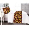 Ambesonne Floral Bed Runner Set, Valentine’s Day Romantic Concept Watercolor Hydrangeas Roses Birds, Decorative Bedding Scarf and 2 Pillow Shams for Hotels Homes, Queen, Soft Pink Pistachio Green(Earth Yellow Maroon)