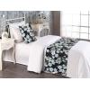 Ambesonne Floral Bed Runner Set, Valentine’s Day Romantic Concept Watercolor Hydrangeas Roses Birds, Decorative Bedding Scarf and 2 Pillow Shams for Hotels Homes, Queen, Soft Pink Pistachio Green(Pale Green and Soft Blue)