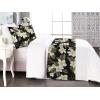 Ambesonne Floral Bed Runner Set, Valentine’s Day Romantic Concept Watercolor Hydrangeas Roses Birds, Decorative Bedding Scarf and 2 Pillow Shams for Hotels Homes, Queen, Soft Pink Pistachio Green(Sage Green and Off White)