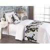 Ambesonne Floral Bed Runner Set, Valentine’s Day Romantic Concept Watercolor Hydrangeas Roses Birds, Decorative Bedding Scarf and 2 Pillow Shams for Hotels Homes, Queen, Soft Pink Pistachio Green(Lavender Blue Green)