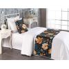 Ambesonne Floral Bed Runner Set, Valentine’s Day Romantic Concept Watercolor Hydrangeas Roses Birds, Decorative Bedding Scarf and 2 Pillow Shams for Hotels Homes, Queen, Soft Pink Pistachio Green(Amber Teal Pale Seafoam)