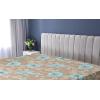Ambesonne Floral Fitted Sheet, Romantic Valentine’s Day Theme Overlapping Simplistic Rose Flowers Art, Decorative Soft Fabric Bedding All-Round Elastic Pocket, Full Size, Pale Salmon and Blush(Pale Brown and Soft Blue)