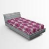 Ambesonne Floral Fitted Sheet, Romantic Valentine’s Day Theme Overlapping Simplistic Rose Flowers Art, Decorative Soft Fabric Bedding All-Round Elastic Pocket, Full Size, Pale Salmon and Blush(Pale Fuchsia and Blush)