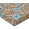 Ambesonne Floral Fitted Sheet, Romantic Valentine’s Day Theme Overlapping Simplistic Rose Flowers Art, Decorative Soft Fabric Bedding All-Round Elastic Pocket, Full Size, Pale Salmon and Blush(Pale Brown and Soft Blue)