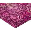 Ambesonne Floral Fitted Sheet, Romantic Valentine’s Day Theme Overlapping Simplistic Rose Flowers Art, Decorative Soft Fabric Bedding All-Round Elastic Pocket, Full Size, Pale Salmon and Blush(Hot Pink and Dark Magenta)