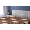 Ambesonne Floral Fitted Sheet, Romantic Valentine’s Day Theme Overlapping Simplistic Rose Flowers Art, Decorative Soft Fabric Bedding All-Round Elastic Pocket, Full Size, Pale Salmon and Blush(Dark Rosewood and Pale Peach)