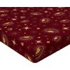 Ambesonne Floral Fitted Sheet, Romantic Valentine’s Day Theme Overlapping Simplistic Rose Flowers Art, Decorative Soft Fabric Bedding All-Round Elastic Pocket, Full Size, Pale Salmon and Blush(Chestnut Brown Mustard)