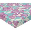 Ambesonne Floral Fitted Sheet, Romantic Valentine’s Day Theme Overlapping Simplistic Rose Flowers Art, Decorative Soft Fabric Bedding All-Round Elastic Pocket, Full Size, Pale Salmon and Blush(Pale Fuchsia Seafoam)