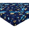 Ambesonne Floral Fitted Sheet, Romantic Valentine’s Day Theme Overlapping Simplistic Rose Flowers Art, Decorative Soft Fabric Bedding All-Round Elastic Pocket, Full Size, Pale Salmon and Blush(Dark Sky Blue and Mustard)
