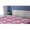 Ambesonne Floral Fitted Sheet, Romantic Valentine’s Day Theme Overlapping Simplistic Rose Flowers Art, Decorative Soft Fabric Bedding All-Round Elastic Pocket, Full Size, Pale Salmon and Blush(Pale Fuchsia and Blush)