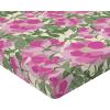Ambesonne Floral Fitted Sheet, Romantic Valentine’s Day Theme Overlapping Simplistic Rose Flowers Art, Decorative Soft Fabric Bedding All-Round Elastic Pocket, Full Size, Pale Salmon and Blush(Soft Pink and Sage Green)