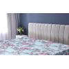 Ambesonne Floral Fitted Sheet, Romantic Valentine’s Day Theme Overlapping Simplistic Rose Flowers Art, Decorative Soft Fabric Bedding All-Round Elastic Pocket, Full Size, Pale Salmon and Blush(Soft Pink and Purpleblue)