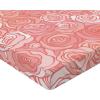 Ambesonne Floral Fitted Sheet, Romantic Valentine’s Day Theme Overlapping Simplistic Rose Flowers Art, Decorative Soft Fabric Bedding All-Round Elastic Pocket, Full Size, Pale Salmon and Blush(Pale Salmon and Blush)