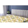 Ambesonne Floral Fitted Sheet, Romantic Valentine’s Day Theme Overlapping Simplistic Rose Flowers Art, Decorative Soft Fabric Bedding All-Round Elastic Pocket, Full Size, Pale Salmon and Blush(Cobalt Blue Earth Yellow)