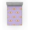 Ambesonne Floral Fitted Sheet, Romantic Valentine’s Day Theme Overlapping Simplistic Rose Flowers Art, Decorative Soft Fabric Bedding All-Round Elastic Pocket, Full Size, Pale Salmon and Blush(Pastel Brown Lavender)