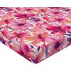 Ambesonne Floral Fitted Sheet, Romantic Valentine’s Day Theme Overlapping Simplistic Rose Flowers Art, Decorative Soft Fabric Bedding All-Round Elastic Pocket, Full Size, Pale Salmon and Blush(Hot Pink Blue Violet)