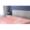 Ambesonne Floral Fitted Sheet, Romantic Valentine’s Day Theme Overlapping Simplistic Rose Flowers Art, Decorative Soft Fabric Bedding All-Round Elastic Pocket, Full Size, Pale Salmon and Blush(Pale Salmon and Blush)