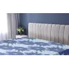 Ambesonne Floral Fitted Sheet, Romantic Valentine’s Day Theme Overlapping Simplistic Rose Flowers Art, Decorative Soft Fabric Bedding All-Round Elastic Pocket, Full Size, Pale Salmon and Blush(Dark Ceil Blue Fern Green)