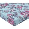Ambesonne Floral Fitted Sheet, Romantic Valentine’s Day Theme Overlapping Simplistic Rose Flowers Art, Decorative Soft Fabric Bedding All-Round Elastic Pocket, Full Size, Pale Salmon and Blush(Soft Pink and Purpleblue)
