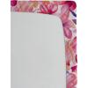 Ambesonne Floral Fitted Sheet, Romantic Valentine’s Day Theme Overlapping Simplistic Rose Flowers Art, Decorative Soft Fabric Bedding All-Round Elastic Pocket, Full Size, Pale Salmon and Blush(Hot Pink Blue Violet)