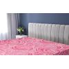 Ambesonne Floral Fitted Sheet, Romantic Valentine’s Day Theme Overlapping Simplistic Rose Flowers Art, Decorative Soft Fabric Bedding All-Round Elastic Pocket, Full Size, Pale Salmon and Blush(Dark Coral and Soft Pink)