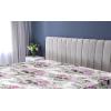 Ambesonne Floral Fitted Sheet, Roses Lavender Eucalyptus Watercolor Valentine’s Day Romantic Concept, Decorative Soft Fabric Bedding All-Round Elastic Pocket, Full Size, Purple Grey and Off White(Lilac Pearl Reseda Green)