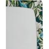 Ambesonne Floral Fitted Sheet, Roses Lavender Eucalyptus Watercolor Valentine’s Day Romantic Concept, Decorative Soft Fabric Bedding All-Round Elastic Pocket, Full Size, Purple Grey and Off White(Fern Green Sky Blue Teal)