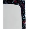 Ambesonne Floral Fitted Sheet, Roses Lavender Eucalyptus Watercolor Valentine’s Day Romantic Concept, Decorative Soft Fabric Bedding All-Round Elastic Pocket, Full Size, Purple Grey and Off White(Blue Grey and Dark Magenta)