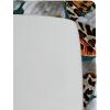 Ambesonne Floral Fitted Sheet, Roses Lavender Eucalyptus Watercolor Valentine’s Day Romantic Concept, Decorative Soft Fabric Bedding All-Round Elastic Pocket, Full Size, Purple Grey and Off White(Pale Orange Teal Brown)