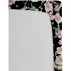 Ambesonne Floral Fitted Sheet, Roses Lavender Eucalyptus Watercolor Valentine’s Day Romantic Concept, Decorative Soft Fabric Bedding All-Round Elastic Pocket, Full Size, Purple Grey and Off White(Pastel Pink Pale Green)