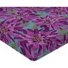 Ambesonne Floral Fitted Sheet, Roses Lavender Eucalyptus Watercolor Valentine’s Day Romantic Concept, Decorative Soft Fabric Bedding All-Round Elastic Pocket, Full Size, Purple Grey and Off White(Purple Olive Green)