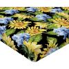 Ambesonne Floral Fitted Sheet, Roses Lavender Eucalyptus Watercolor Valentine’s Day Romantic Concept, Decorative Soft Fabric Bedding All-Round Elastic Pocket, Full Size, Purple Grey and Off White(Earth Yellow Apple Green)