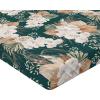 Ambesonne Floral Fitted Sheet, Roses Lavender Eucalyptus Watercolor Valentine’s Day Romantic Concept, Decorative Soft Fabric Bedding All-Round Elastic Pocket, Full Size, Purple Grey and Off White(Pale Brown Dark Teal)
