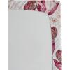 Ambesonne Floral Fitted Sheet, Roses Lavender Eucalyptus Watercolor Valentine’s Day Romantic Concept, Decorative Soft Fabric Bedding All-Round Elastic Pocket, Full Size, Purple Grey and Off White(Dried Rose Pale Ruby)