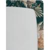 Ambesonne Floral Fitted Sheet, Roses Lavender Eucalyptus Watercolor Valentine’s Day Romantic Concept, Decorative Soft Fabric Bedding All-Round Elastic Pocket, Full Size, Purple Grey and Off White(Pale Brown Dark Teal)