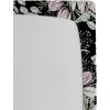 Ambesonne Floral Fitted Sheet, Roses Lavender Eucalyptus Watercolor Valentine’s Day Romantic Concept, Decorative Soft Fabric Bedding All-Round Elastic Pocket, Full Size, Purple Grey and Off White(Purple Grey and Off White)