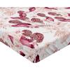 Ambesonne Floral Fitted Sheet, Roses Lavender Eucalyptus Watercolor Valentine’s Day Romantic Concept, Decorative Soft Fabric Bedding All-Round Elastic Pocket, Full Size, Purple Grey and Off White(Dried Rose Pale Ruby)