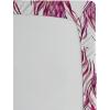 Ambesonne Floral Fitted Sheet, Roses Lavender Eucalyptus Watercolor Valentine’s Day Romantic Concept, Decorative Soft Fabric Bedding All-Round Elastic Pocket, Full Size, Purple Grey and Off White(Dark Magenta White)
