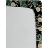 Ambesonne Floral Fitted Sheet, Roses Lavender Eucalyptus Watercolor Valentine’s Day Romantic Concept, Decorative Soft Fabric Bedding All-Round Elastic Pocket, Full Size, Purple Grey and Off White(Jade Green and Champagne)