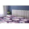 Ambesonne Floral Fitted Sheet, Valentine’s Day Romantic Concept Watercolor Hydrangeas Roses Birds, Decorative Soft Bedding All-Round Elastic Pocket, California King, Soft Pink Pistachio Green(Lilac Pale Fuchsia Plum)
