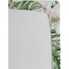 Ambesonne Floral Fitted Sheet, Valentine’s Day Romantic Concept Watercolor Hydrangeas Roses Birds, Decorative Soft Bedding All-Round Elastic Pocket, California King, Soft Pink Pistachio Green(Reseda Green and Pale Rose)