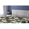 Ambesonne Floral Fitted Sheet, Valentine’s Day Romantic Concept Watercolor Hydrangeas Roses Birds, Decorative Soft Bedding All-Round Elastic Pocket, California King, Soft Pink Pistachio Green(Sage Green and Off White)