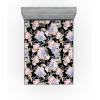 Ambesonne Floral Fitted Sheet, Valentine’s Day Romantic Concept Watercolor Hydrangeas Roses Birds, Decorative Soft Bedding All-Round Elastic Pocket, California King, Soft Pink Pistachio Green(Soft Pink Pistachio Green)