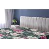 Ambesonne Floral Fitted Sheet, Valentine’s Day Romantic Concept Watercolor Hydrangeas Roses Birds, Decorative Soft Bedding All-Round Elastic Pocket, California King, Soft Pink Pistachio Green(Pink Laurel Green White)