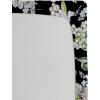 Ambesonne Floral Fitted Sheet, Valentine’s Day Romantic Concept Watercolor Hydrangeas Roses Birds, Decorative Soft Bedding All-Round Elastic Pocket, California King, Soft Pink Pistachio Green(Laurel Green Black White)