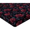 Ambesonne Floral Fitted Sheet, Valentine’s Day Romantic Concept Watercolor Hydrangeas Roses Birds, Decorative Soft Bedding All-Round Elastic Pocket, California King, Soft Pink Pistachio Green(Red Blue Grey Dark Grey)