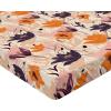 Ambesonne Floral Fitted Sheet, Valentine’s Day Romantic Concept Watercolor Hydrangeas Roses Birds, Decorative Soft Bedding All-Round Elastic Pocket, California King, Soft Pink Pistachio Green(Orange Blush Seal Brown)