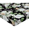 Ambesonne Floral Fitted Sheet, Valentine’s Day Romantic Concept Watercolor Hydrangeas Roses Birds, Decorative Soft Bedding All-Round Elastic Pocket, California King, Soft Pink Pistachio Green(Sea Green Pastel Brown)